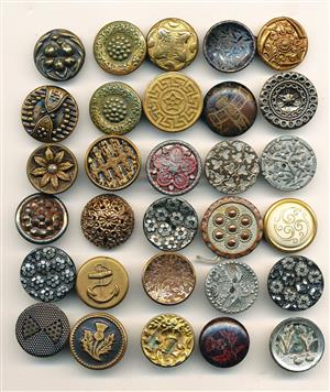 Brass buttons