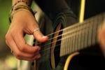Alternative Guitar Player, Focus on Hands
