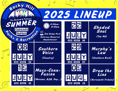 Summer Concert Line-Up 2025
