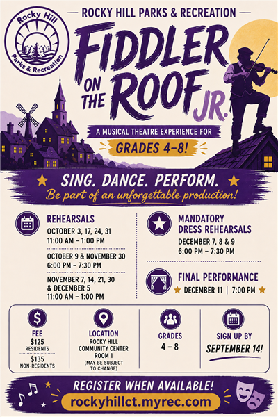 Fiddler on the Roof Fall 2026 