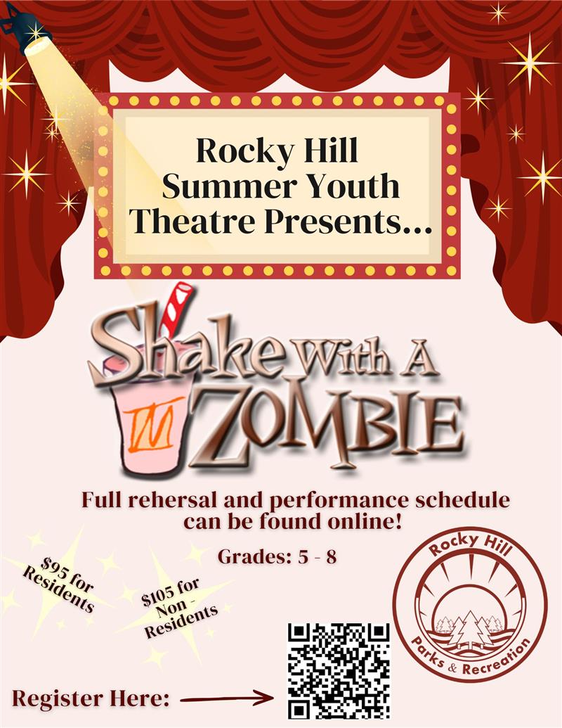 Shake with a zombie flyer 
