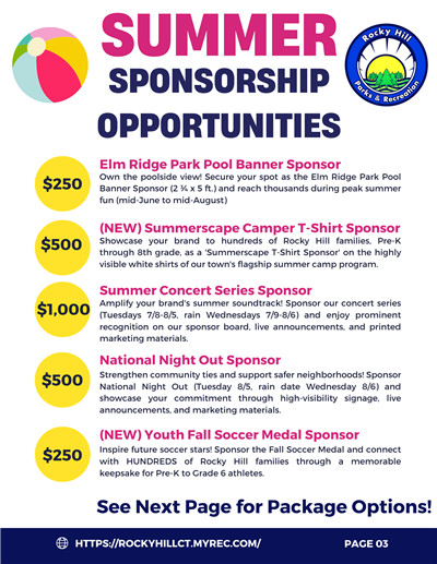 Sponsor Opportunities